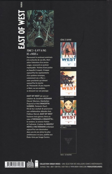 Verso de l'album East of West 3 Il n'y a pas de « nous »