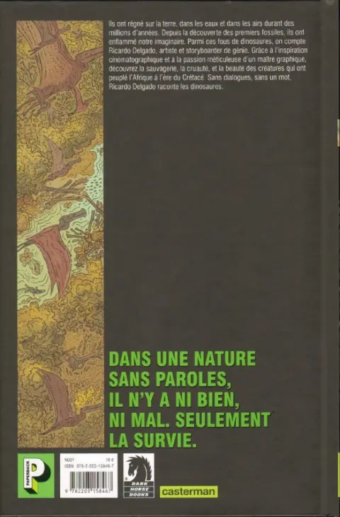 Verso de l'album L'Ère des reptiles Tome 3 Au temps des reptiles