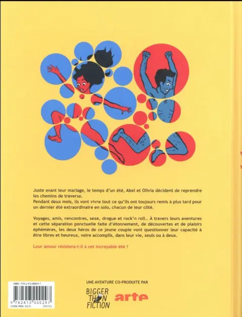Verso de l'album Été