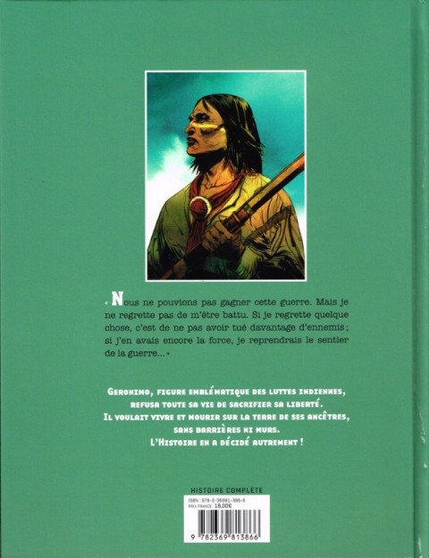 Verso de l'album Geronimo