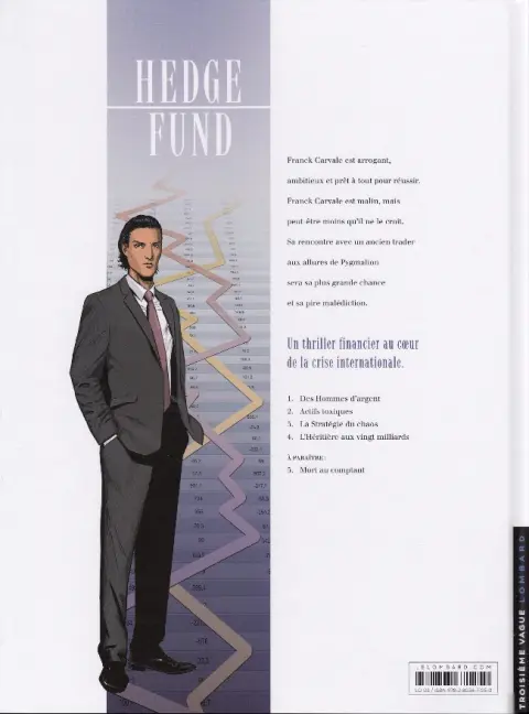 Verso de l'album Hedge Fund Tome 4 L'héritière aux vingt milliards
