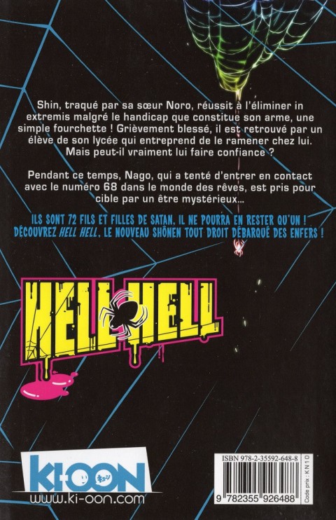 Verso de l'album Hell Hell Tome 3
