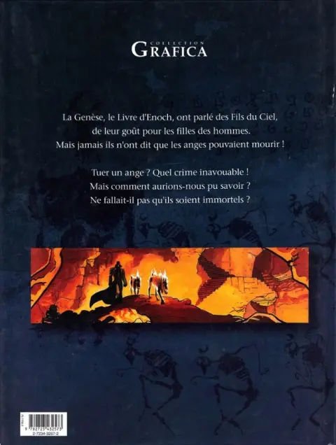 Verso de l'album Les Immortels Tome 1 Le tombeau de l'ange