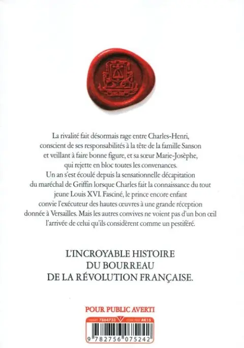 Verso de l'album Innocent Vol. 7