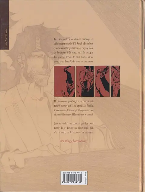 Verso de l'album Jazz Maynard Tome 1 Home Sweet Home