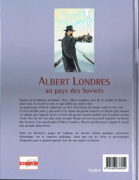 Verso de l'album Albert Londres Tome 2 Albert Londres au pays des Soviets