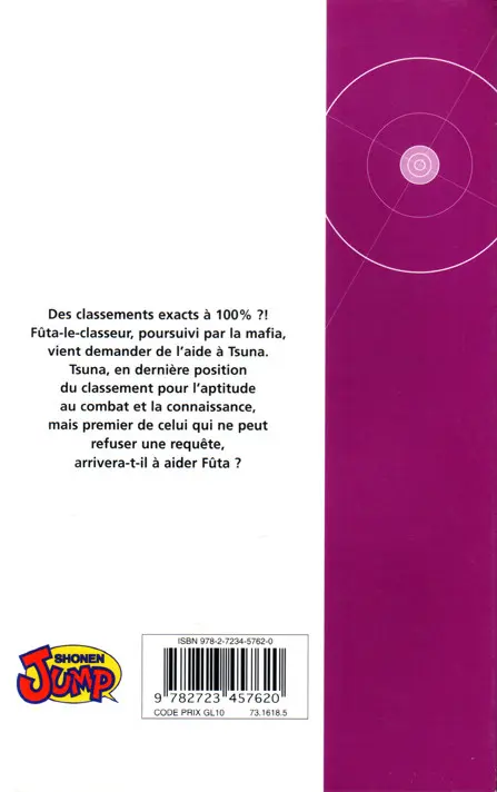 Verso de l'album Mon prof le tueur - Reborn ! 5 Le petit prince débarque !