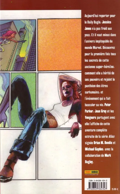 Verso de l'album Alias Tome 5 Pourpre
