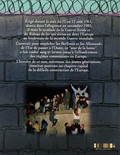 Verso de l'album Le Mur - Berlin 1961-1989