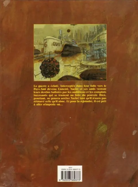 Verso de l'album Naciré et les machines Tome 2 L'arche des déglingués