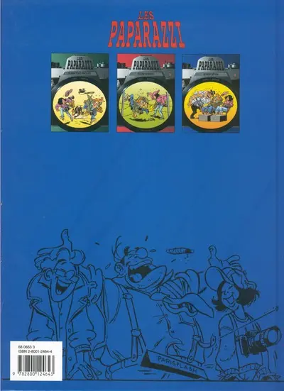 Verso de l'album Les Paparazzi Tome 3 Scoop béton
