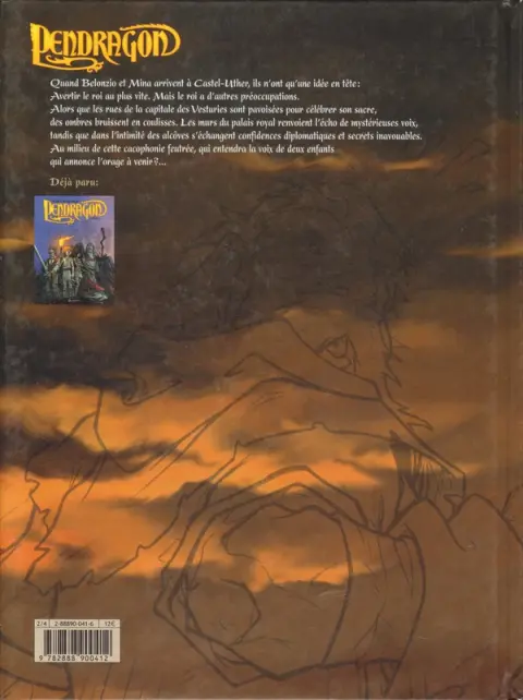 Verso de l'album Pendragon Tome 2 Traître