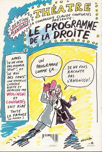 Verso de l'album Le Programme de la Droite