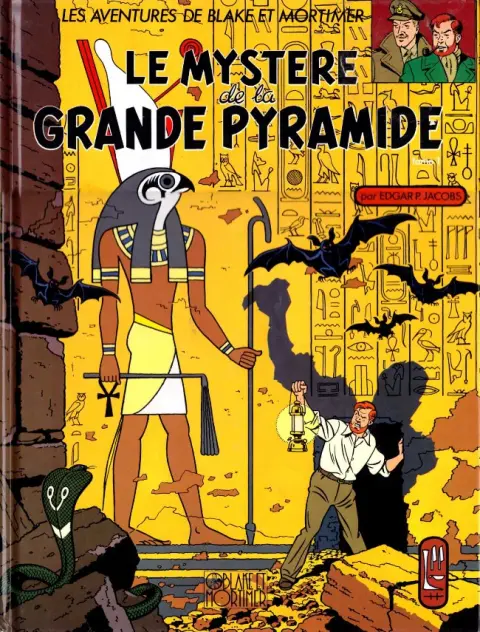 Couverture de l'album Blake et Mortimer Tome 4 Le Mystère de la Grande Pyramide - Tome 1