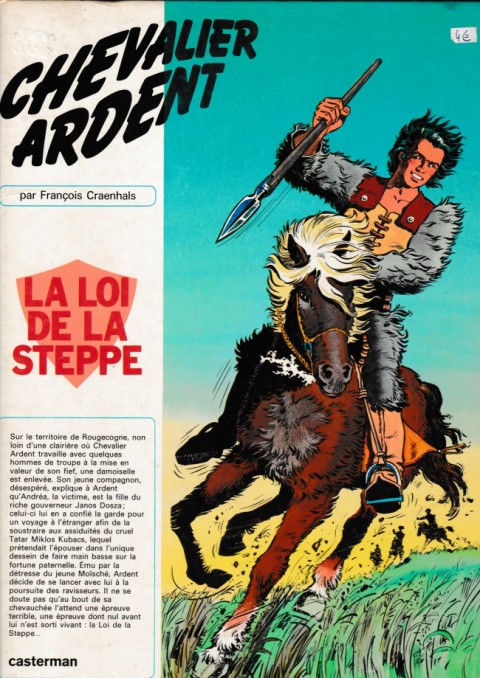Couverture de l'album Chevalier Ardent Tome 3 La loi de la steppe