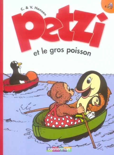 Couverture de l'album Petzi Tome 4 Petzi et le gros poisson