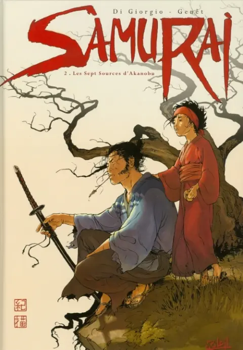Couverture de l'album Samurai Tome 2 Les sept sources d'Akanobu
