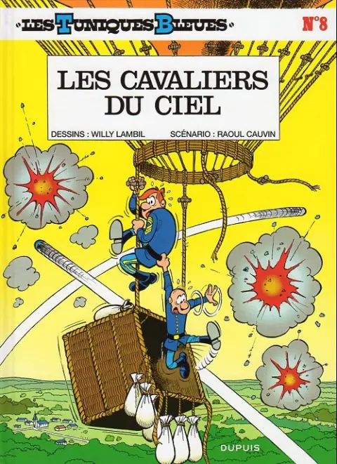 Couverture de l'album Les Tuniques Bleues Tome 8 Les cavaliers du ciel