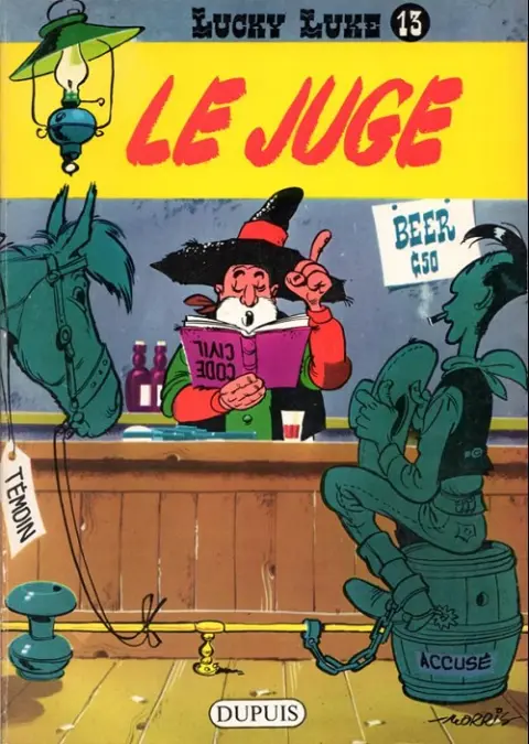 Couverture de l'album Lucky Luke Tome 13 Le juge