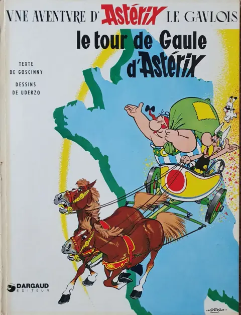 Couverture de l'album Astérix Tome 5 Le tour de Gaule d'Astérix