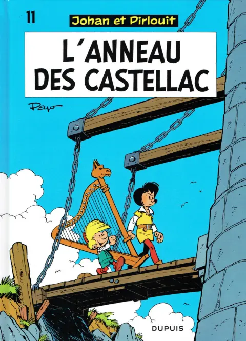 Couverture de l'album Johan et Pirlouit Tome 11 L'anneau des Castellac