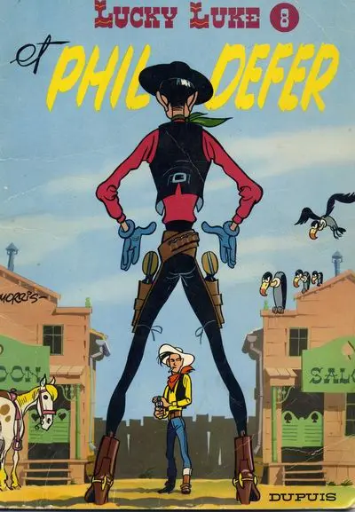 Couverture de l'album Lucky Luke Tome 8 Lucky Luke et Phil Defer