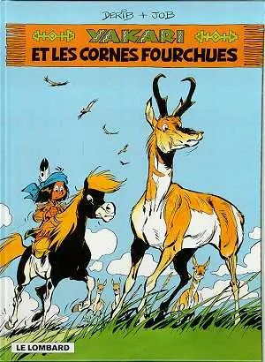 Couverture de l'album Yakari Tome 23 Yakari et les cornes fourchues