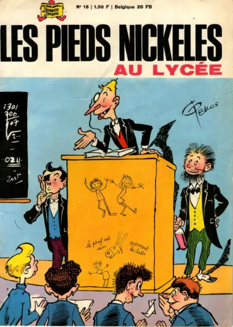 Couverture de l'album Les Pieds Nickelés Tome 18 Les Pieds Nickelés au lycée