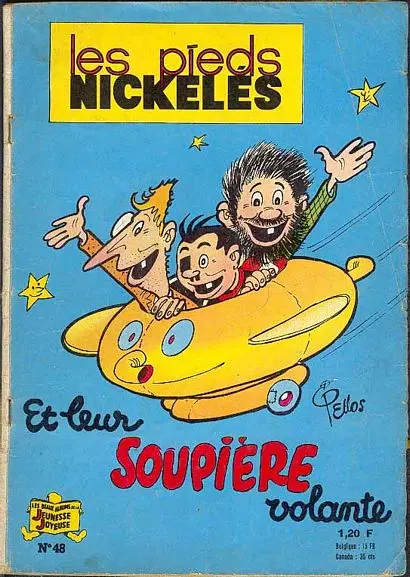 Couverture de l'album Les Pieds Nickelés Tome 48 Les Pieds Nickelés et leur soupière volante
