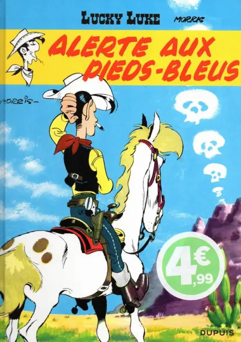 Couverture de l'album Lucky Luke Tome 10 Alerte aux Pieds-Bleus