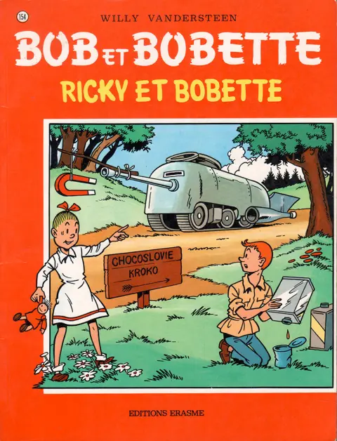 Couverture de l'album Bob et Bobette Tome 154 Ricky et Bobette