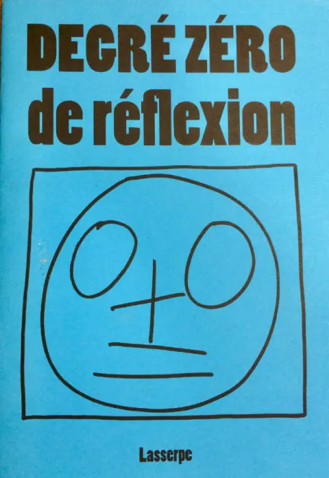 Degré zéro de réflexion