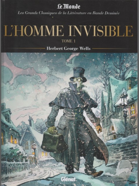 Couverture de l'album Les Grands Classiques de la littérature en bande dessinée Tome 31 L'homme invisible - Tome 1