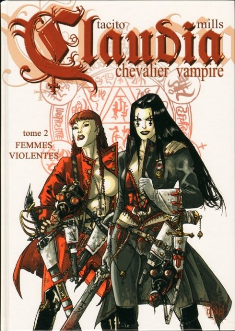 Couverture de l'album Claudia chevalier vampire Tome 2 Femmes Violentes