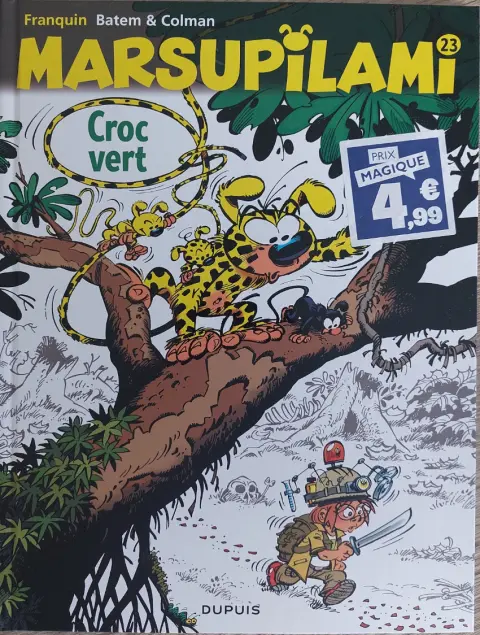 Couverture de l'album Marsupilami Tome 23 Croc vert
