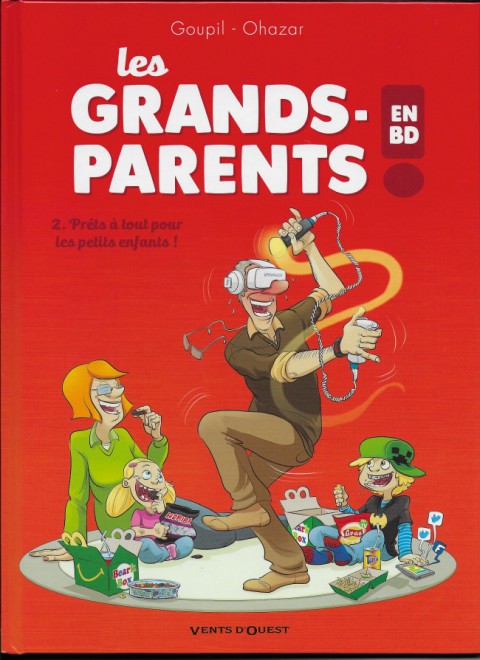 Couverture de l'album Les Grands parents en BD ! Tome 2 Prêts à tout pour les petits enfants !