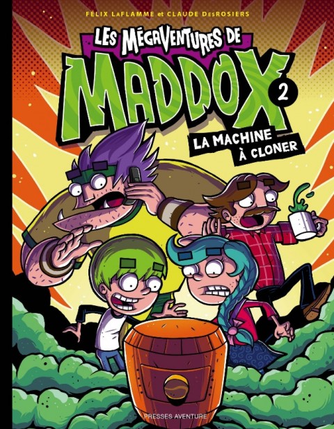 Couverture de l'album Les mégaventures de Maddox Tome 2 La machine à cloner