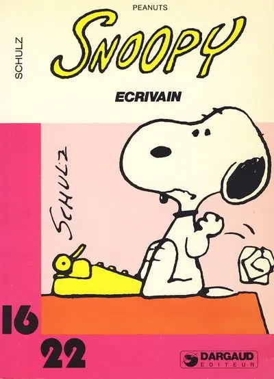 Snoopy Tome 6 Ecrivain