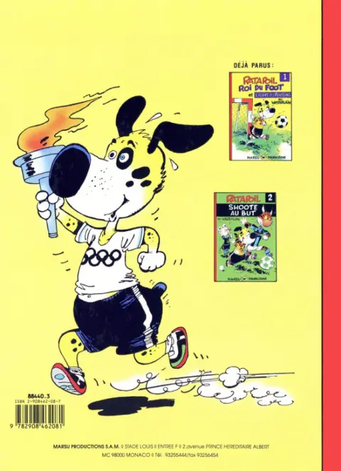 Verso de l'album Ratapoil Tome 3 Maillot jaune