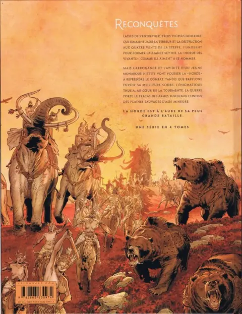 Verso de l'album Reconquêtes Tome 2 Le Piège hittite