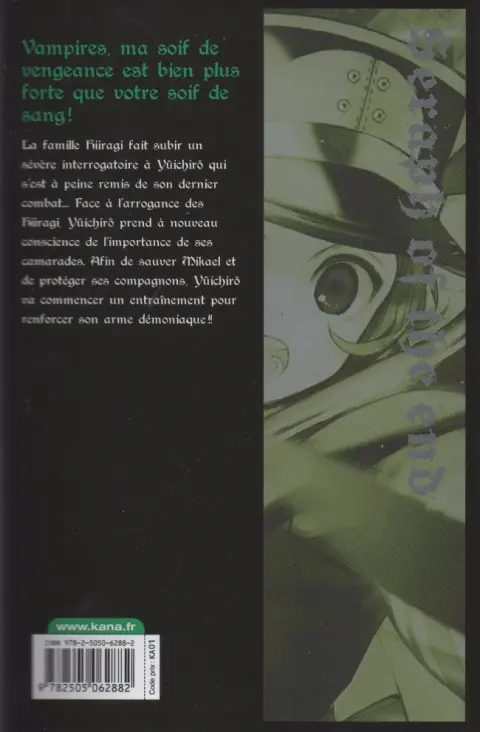 Verso de l'album Seraph of the End 5