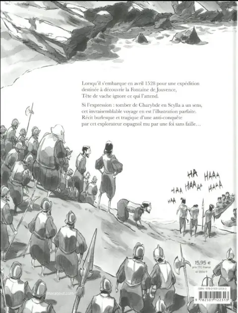 Verso de l'album Tête de vache - Le conquérant nu