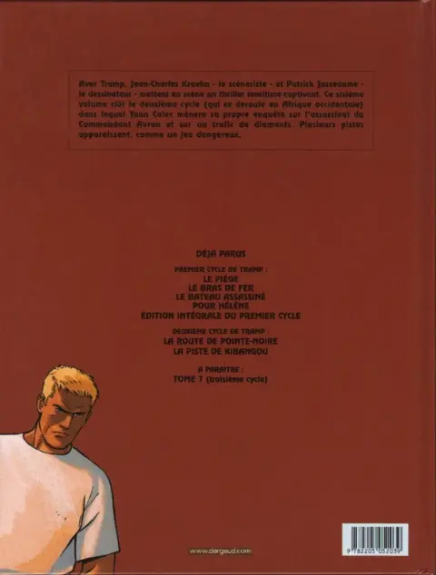 Verso de l'album Tramp Tome 6 La piste de Kibangou