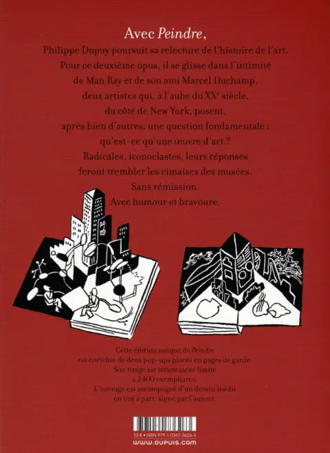 Verso de l'album Une histoire de l'art Tome 2 Peindre