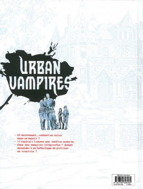 Verso de l'album Urban Vampires Tome 2 Rencontre avec une ombre