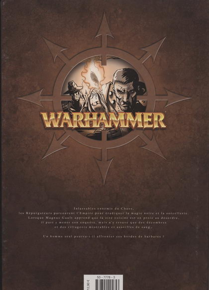 Verso de l'album Warhammer 4 Les Mutants de la Terre Maudite