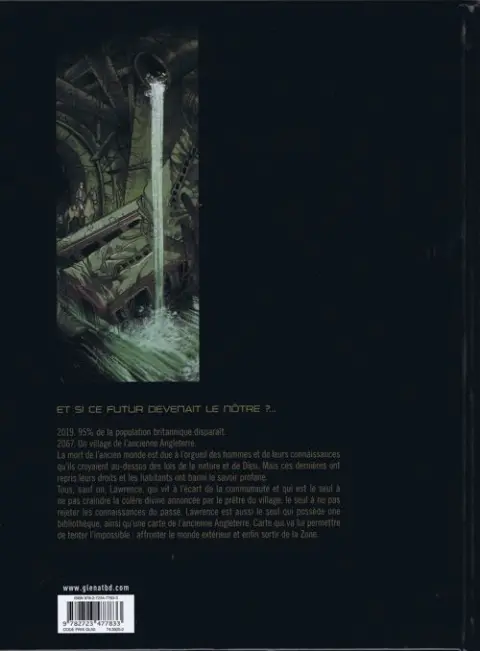 Verso de l'album La Zone Tome 2 Résistances