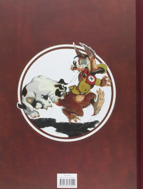 Verso de l'album La Bête est morte ! - La Guerre Mondiale chez les animaux