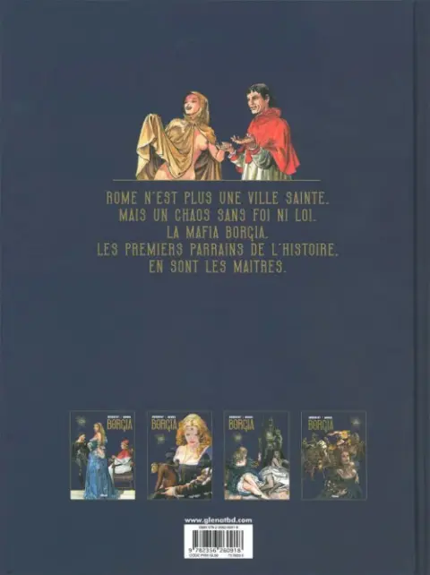 Verso de l'album Borgia Tome I Du sang pour le pape