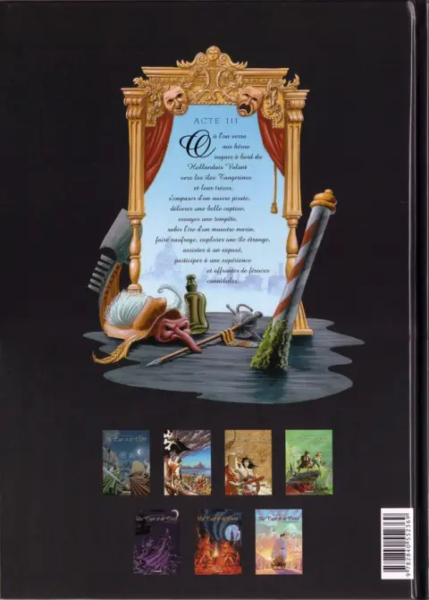 Verso de l'album De Cape et de Crocs Tome 3 L'archipel du danger